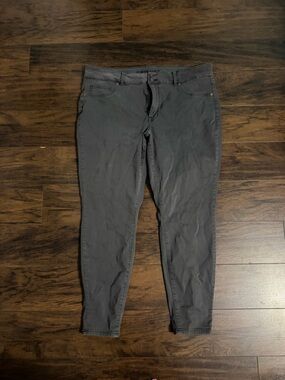 Maurices Straight Leg Pants in Charcoal Gray